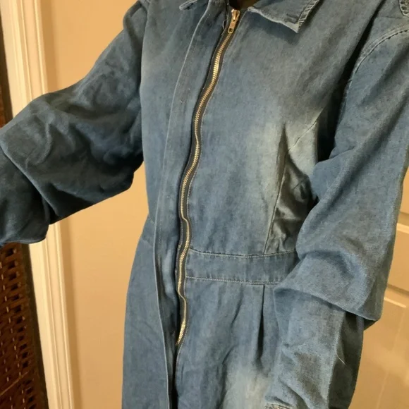 Ursime Denim Maxi Dress - Picture 9 of 9